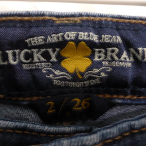 LUCKY BRAND Sweet Boot faded blue denim jeans, GUC - Picture 3 of 9